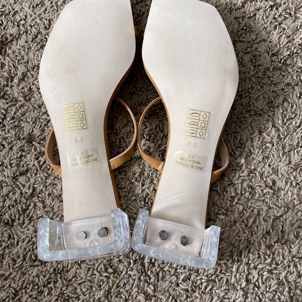 NWB Jeffrey Campbell Sandals Nude Size 8.5 - Picture 5 of 6